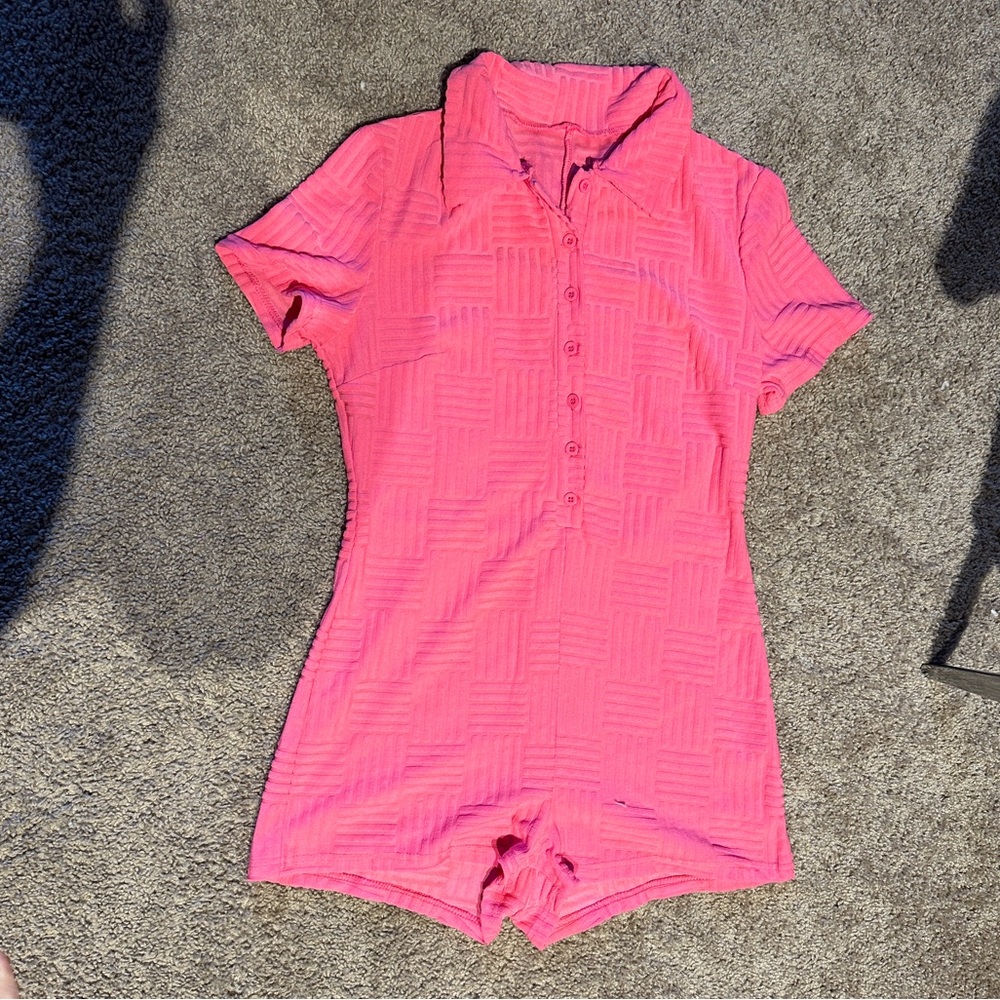 Pink romper
